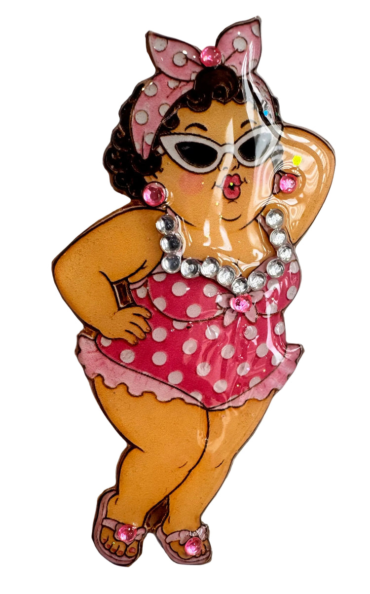 Bathing Belle pin