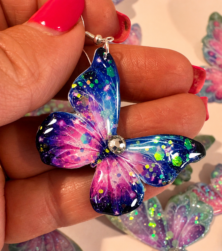 Beautiful butterfly earrings Handmade