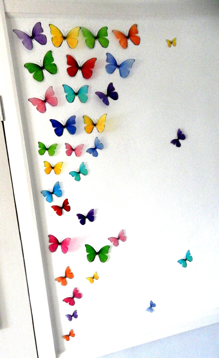 Butterfly wall display, butterfly lamp decor. Butterfly lights, unique