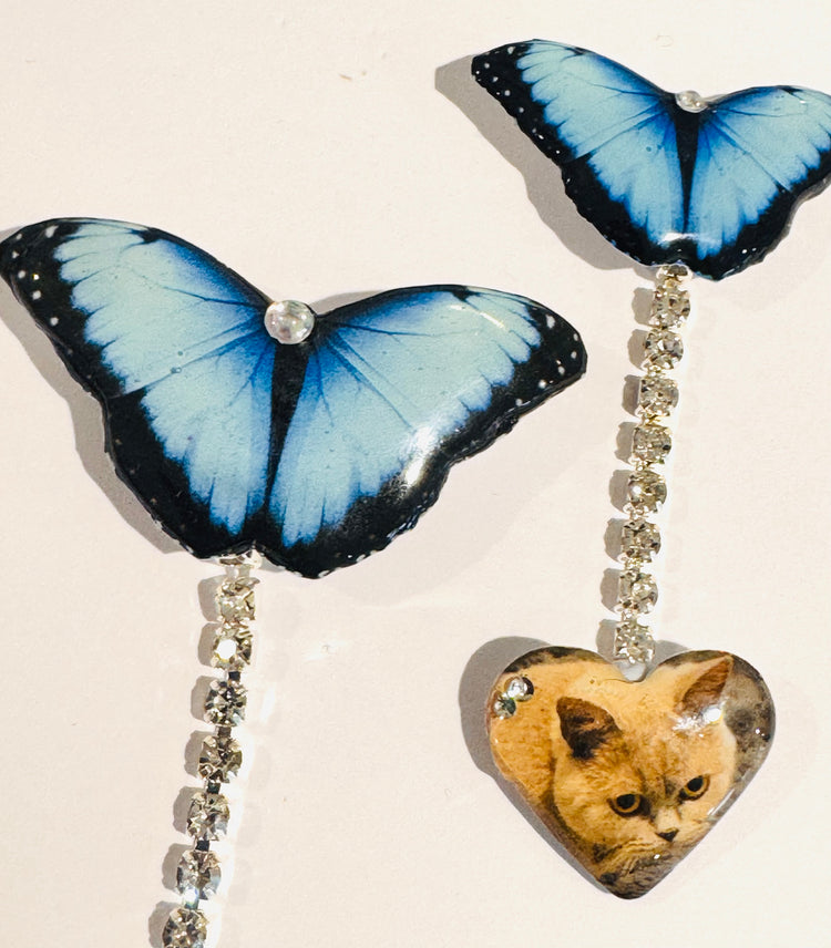 Funeral photo pin-brooch-lapel