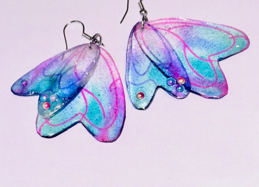 Mermaid Fairy Wing Earrings