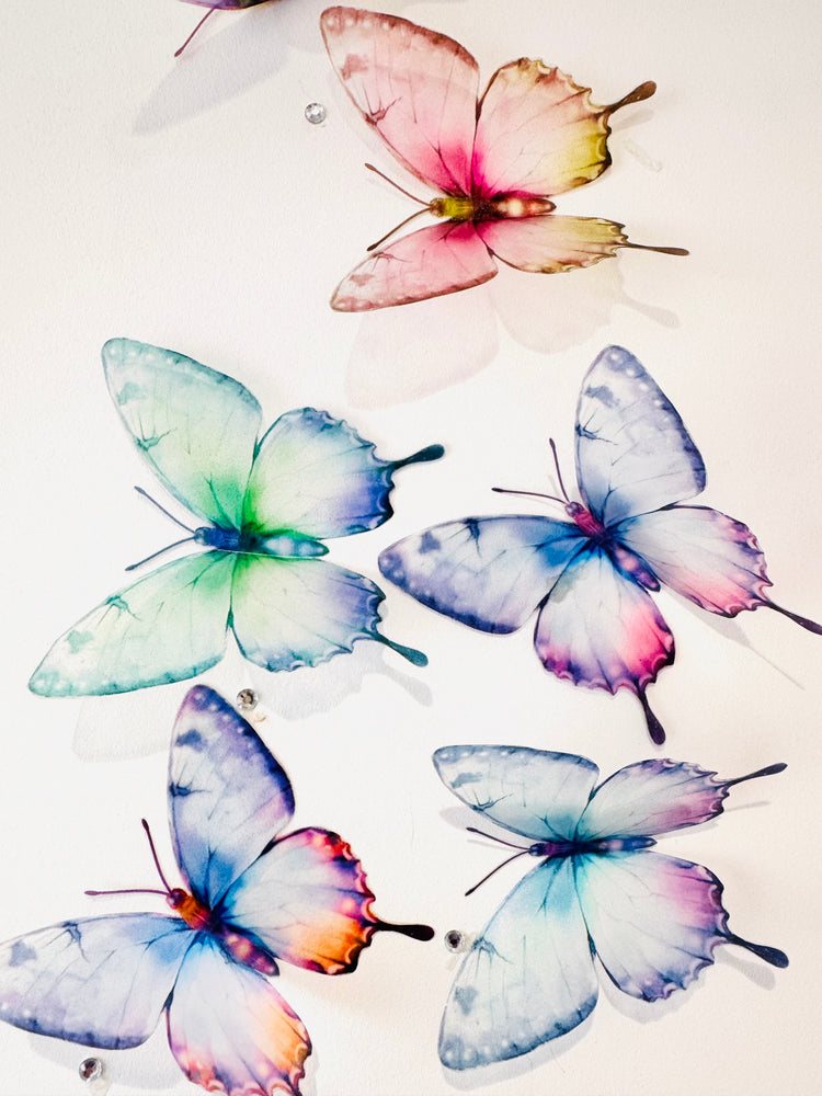 flying butterfly hand crafted decorations