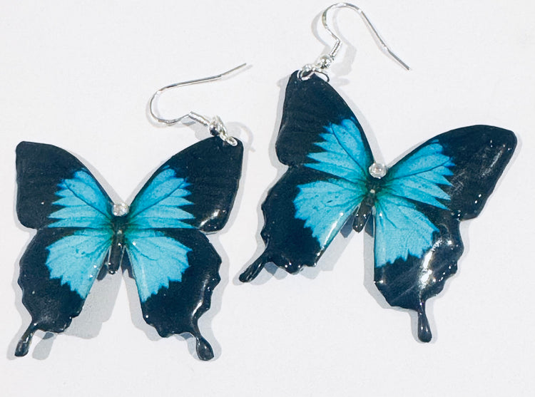Butterfly drop Earrings.