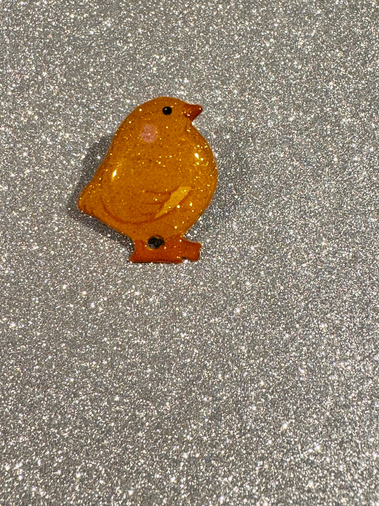 Easter gift chick pin brooch