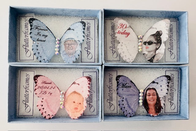 butterfly photo memento