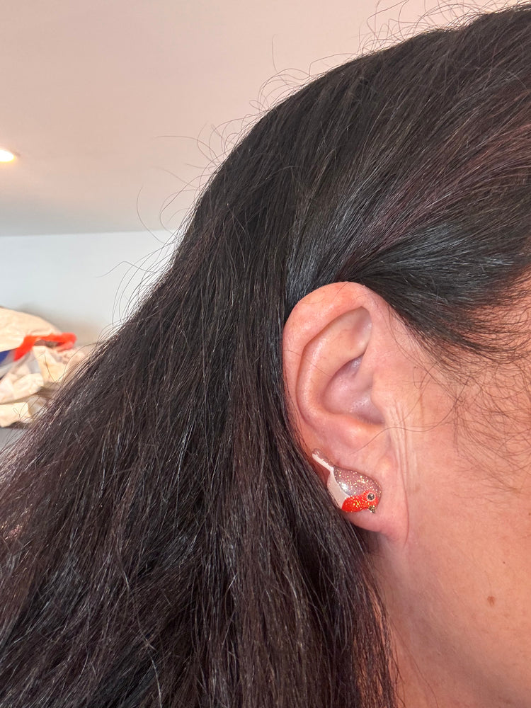 stud earrings, bird lover