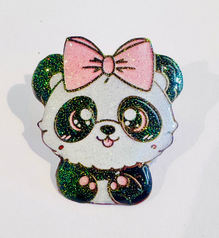 Cute panda enamel  pin badge brooch