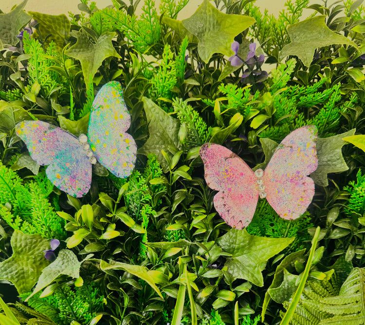 handmade outdoor butterflies