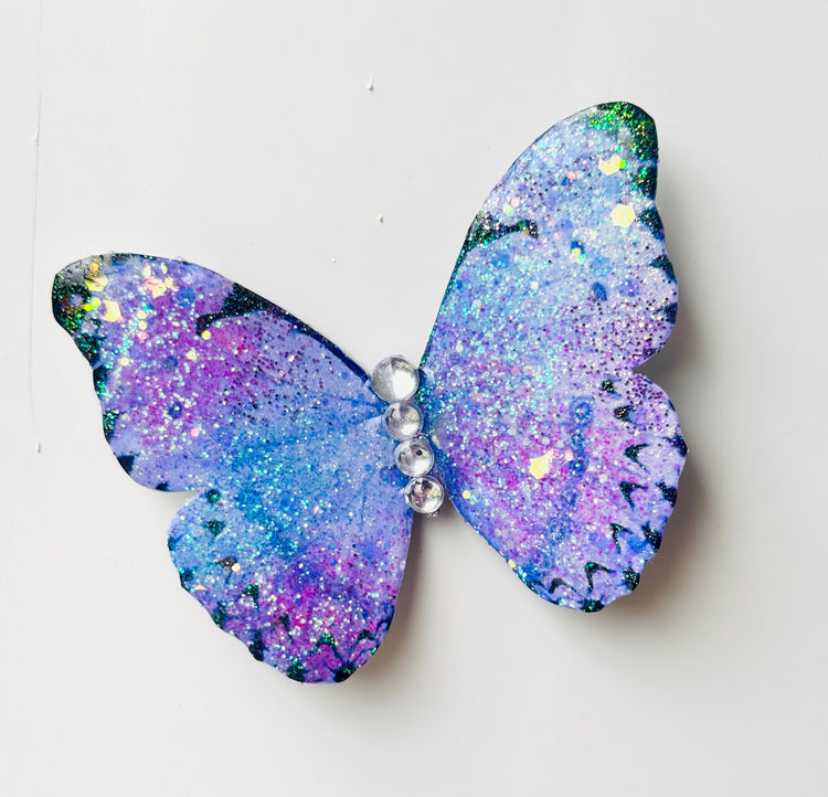 lilac outdoor metal butterfly 3d stickers