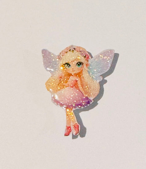 lilac fairy enamel Pin or magnet