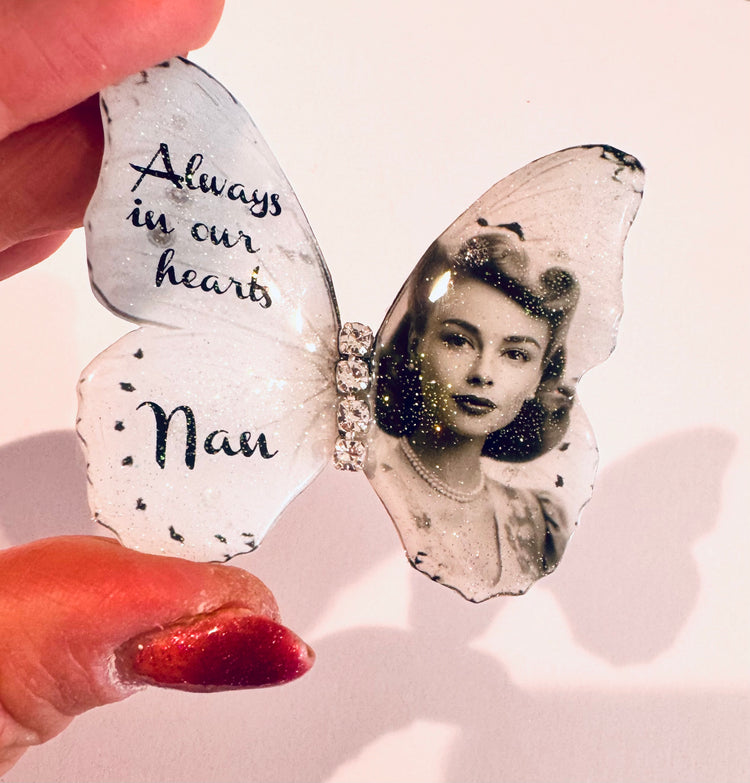 Beautiful photo butterfly gift.