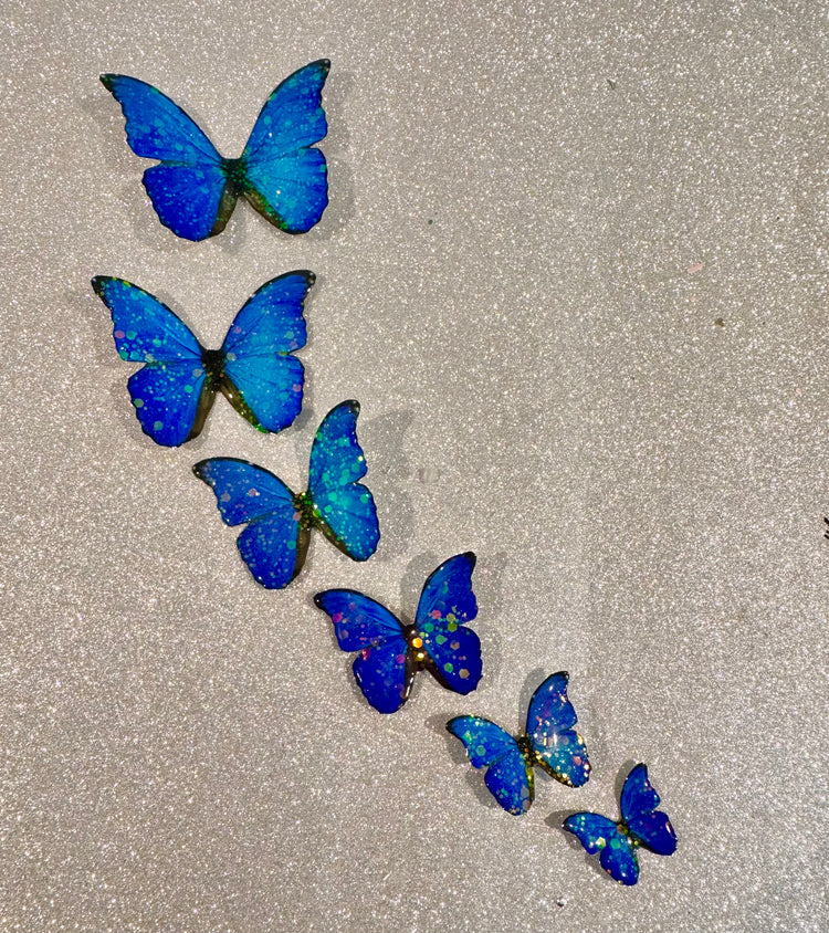 Metal butterfly wall art. Exquisite decorations. Kitchen and bathroom embellishments. Cake Decor