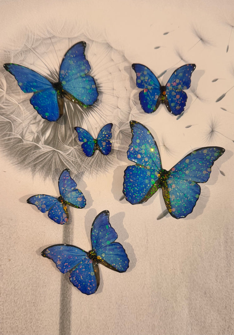 beautiful enamel butterflies for your home