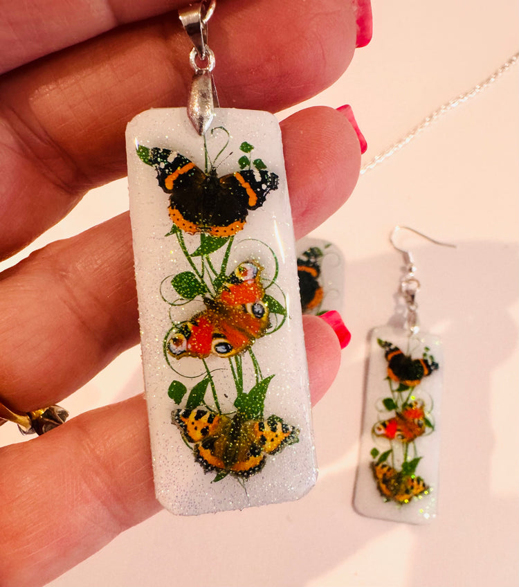 British butterflies handmade jewellery