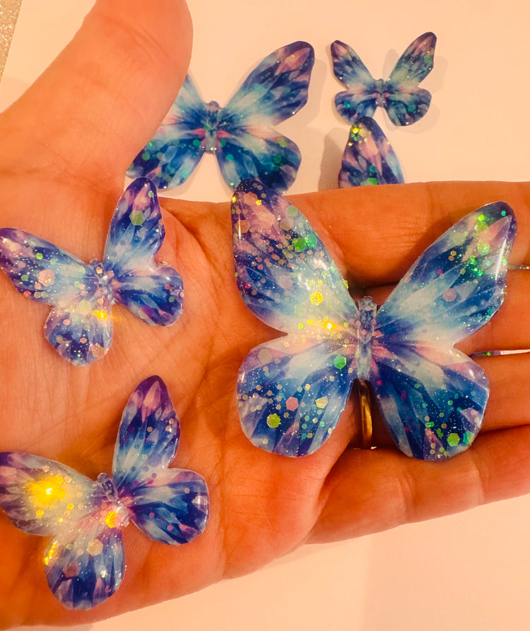 luxury metal butterfly decorations