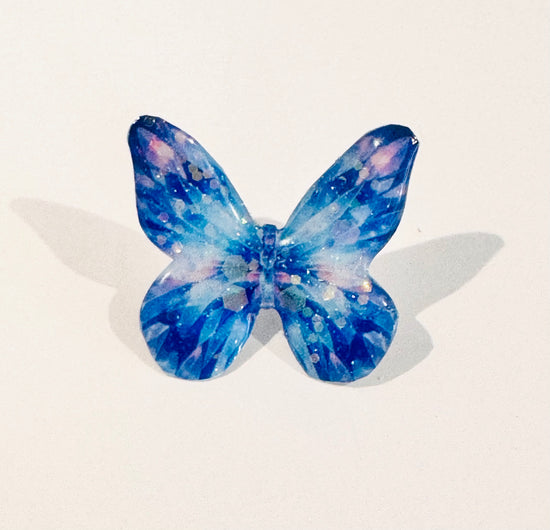 blue butterfly pin