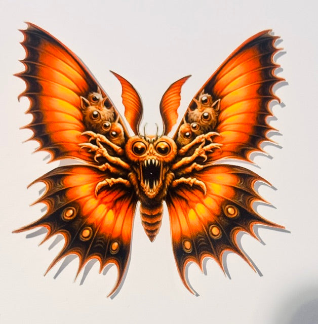 Halloween butterfly 3d decor. Set of 4. Halloween butterflies. Halloween unique handmade decorations