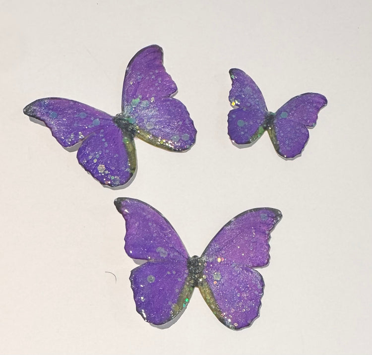 Metal butterfly wall art