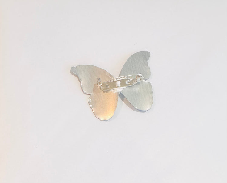 the back of butterfly brooch