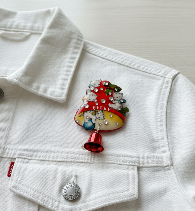 Personalised Christmas pin