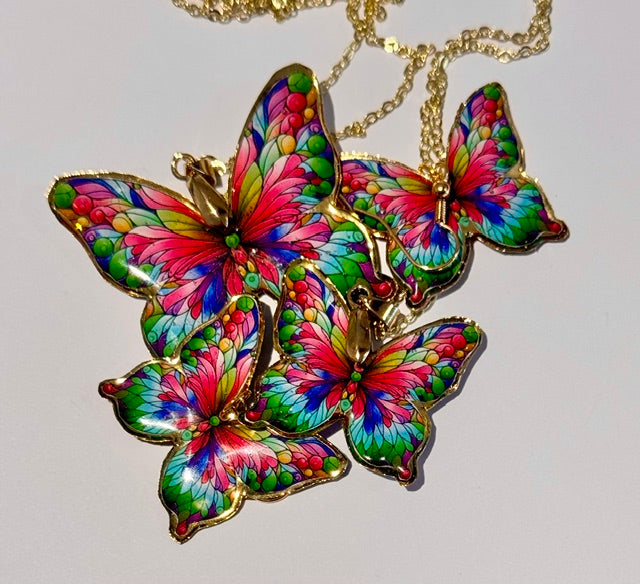 handmade butterfly jewellery