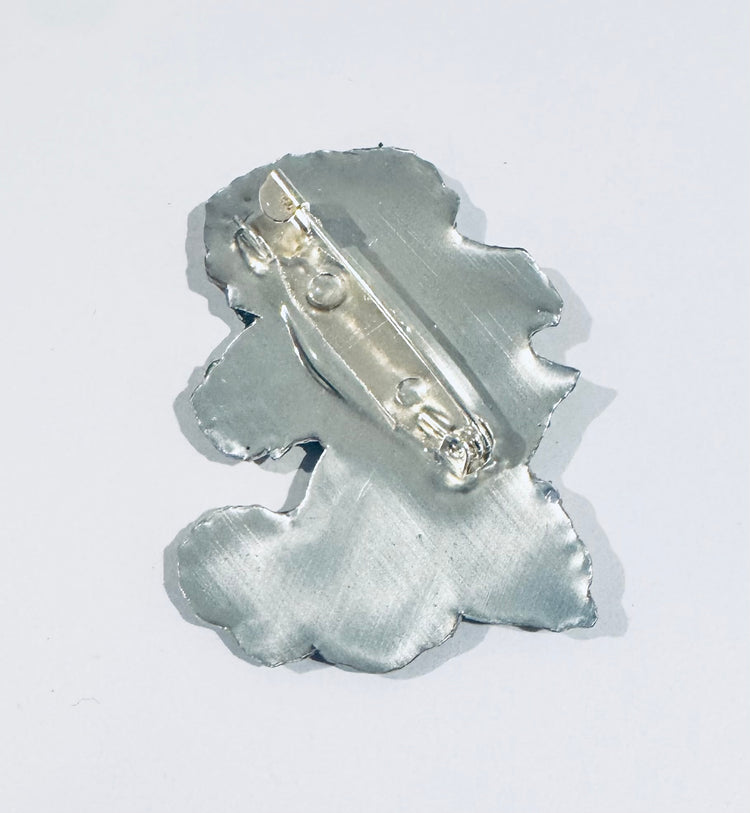 handmade back of brooch