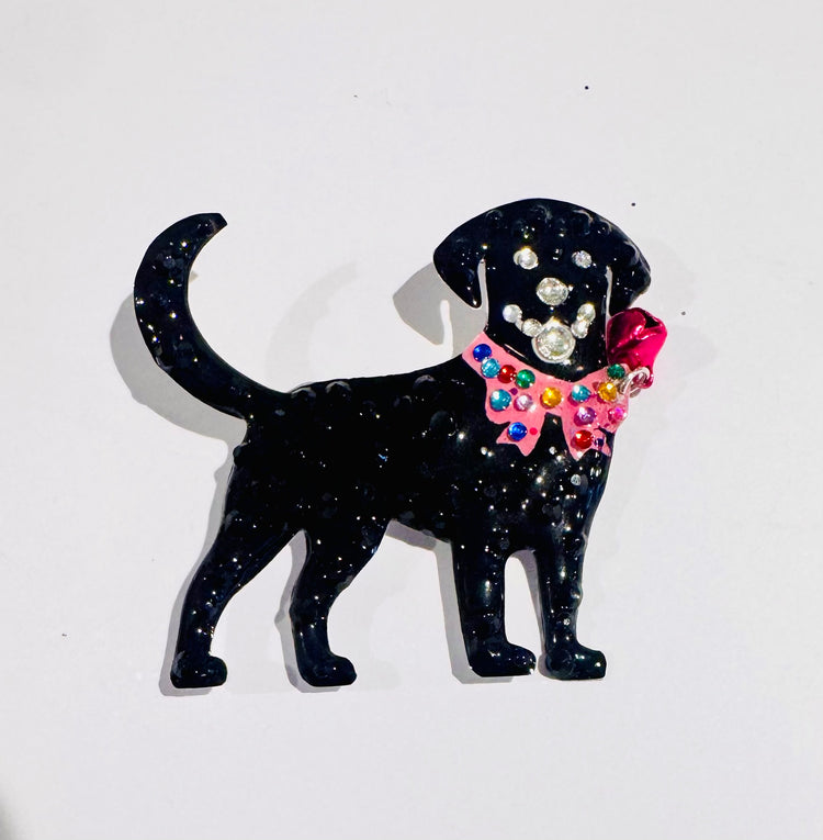 Dog brooch –Labrador, Golden Retriever