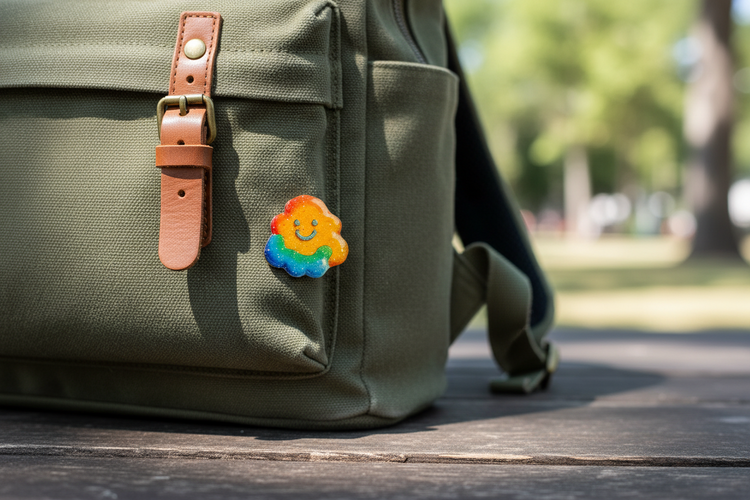 Positivity Enamel Pin for bag