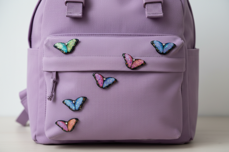 Inspirational positivity butterfly pins