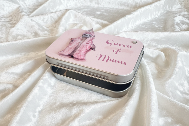 Personalised Dad, cousin , father small tin with magnet