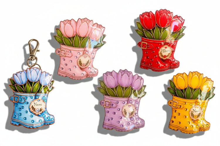 Gardener's gift. Unique personalised fridge magnet handmade, handmade