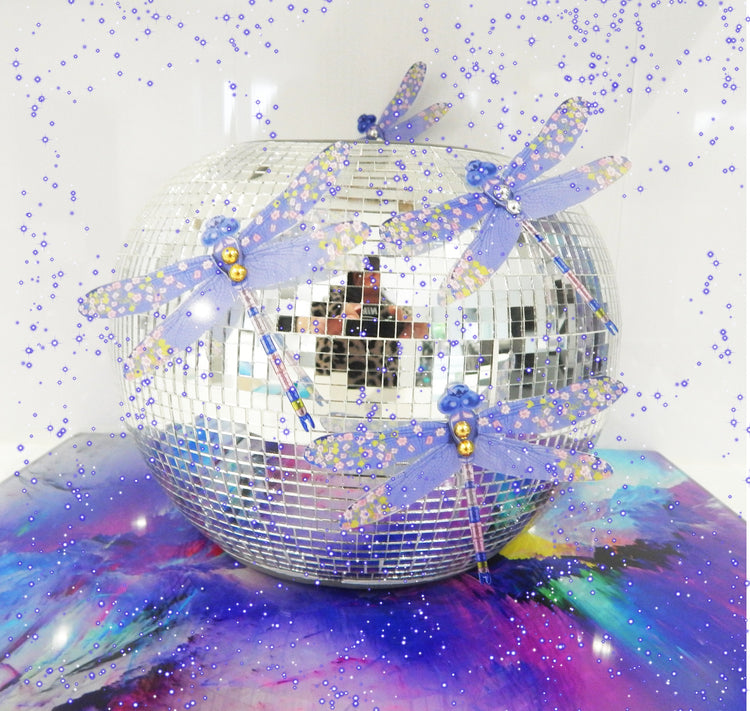 lilac ideas for bedroom, unique, handmade DRAGONFLIES