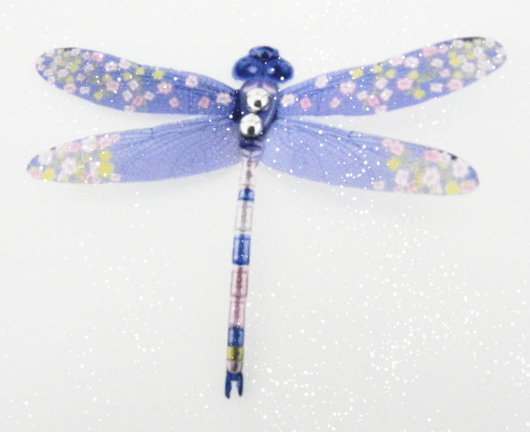 purple dragon fly wall decor