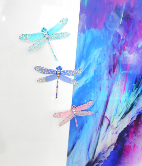 Luxury Pastel  3D Removable Dragonflies