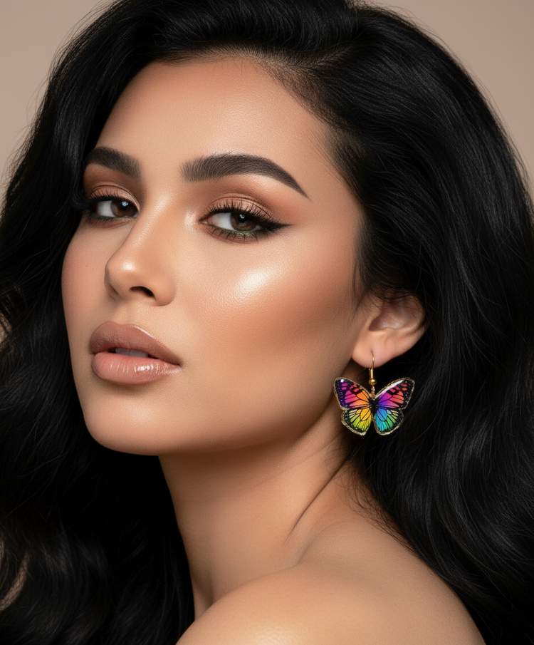 beautiful butterfly earrings