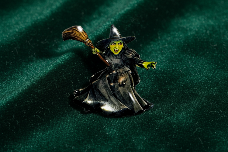 Wicked enamel pin - brooch -lapel