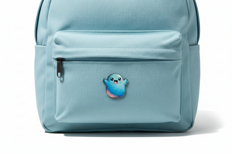 Inspirational positive vibe enamel pin