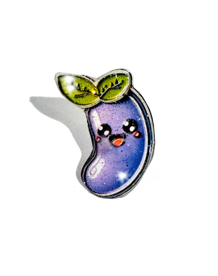 Positive Bean Enamel Pin - Supportive, Thank You, Friendship Gift