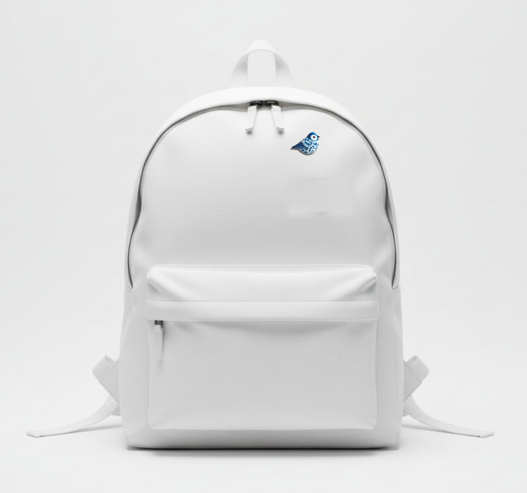 Blue Willow bird enamel pin