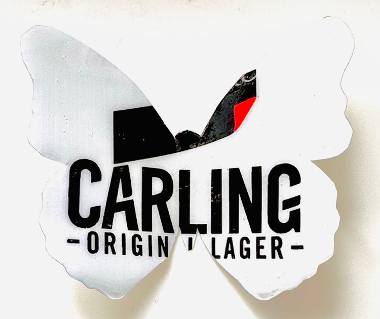 butterflies made form tin cans