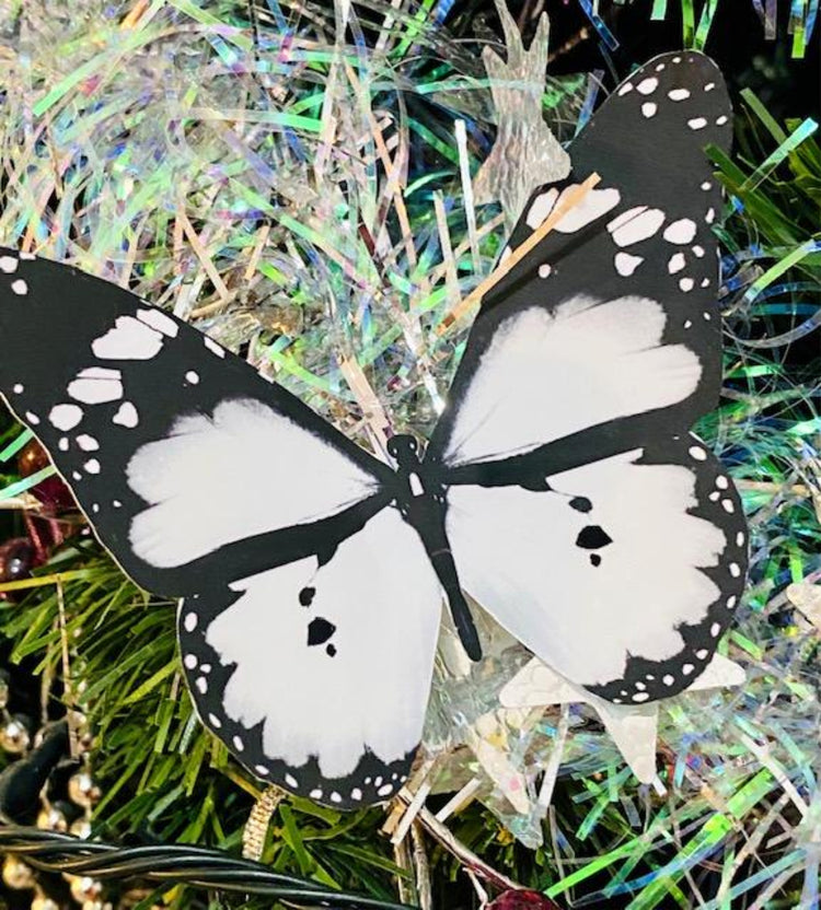 Christmas tree decorations,3d butterfly clips,hair clips