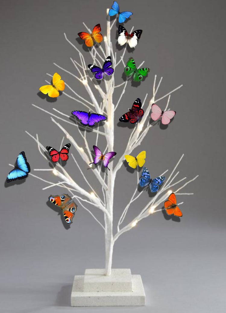 Christmas tree decorations,3d butterfly clips,hair clips