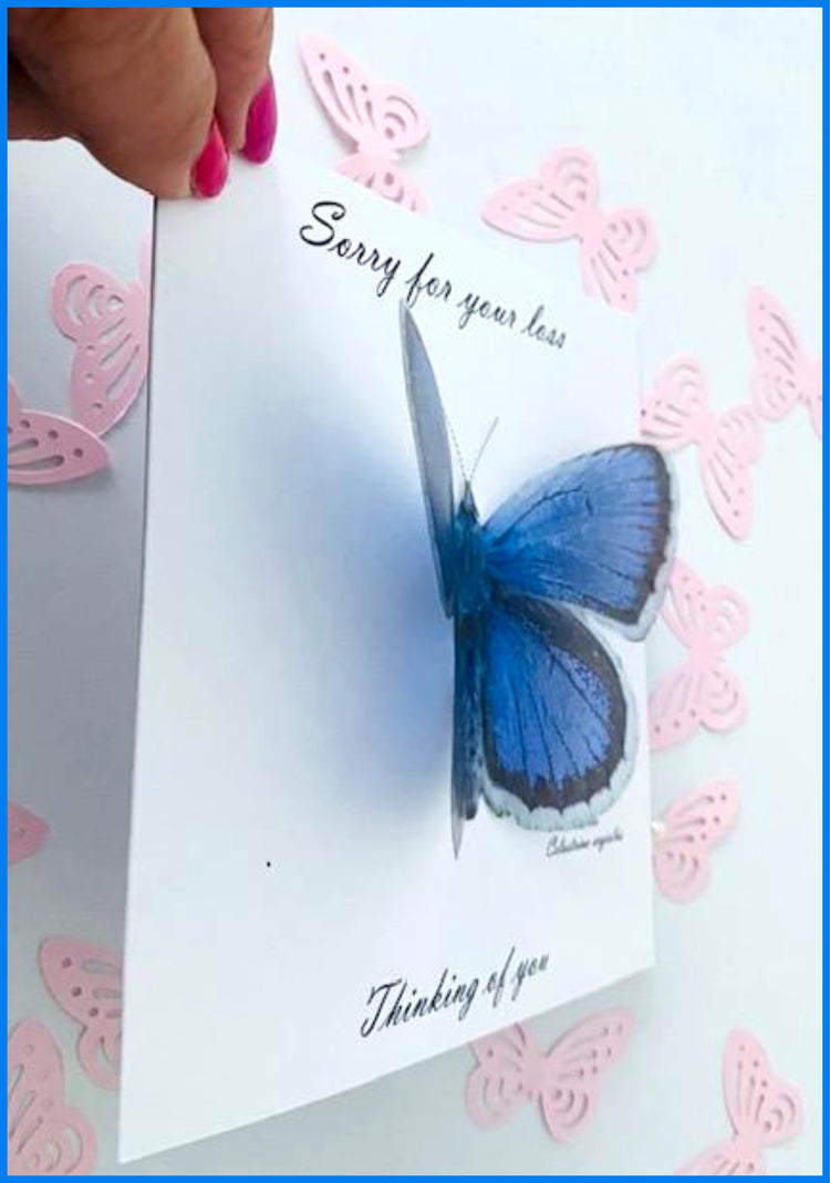 Holly Blue Family Customised cards handmade