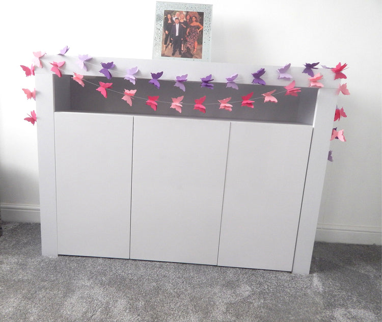 lilac and pink Party butterfly garland