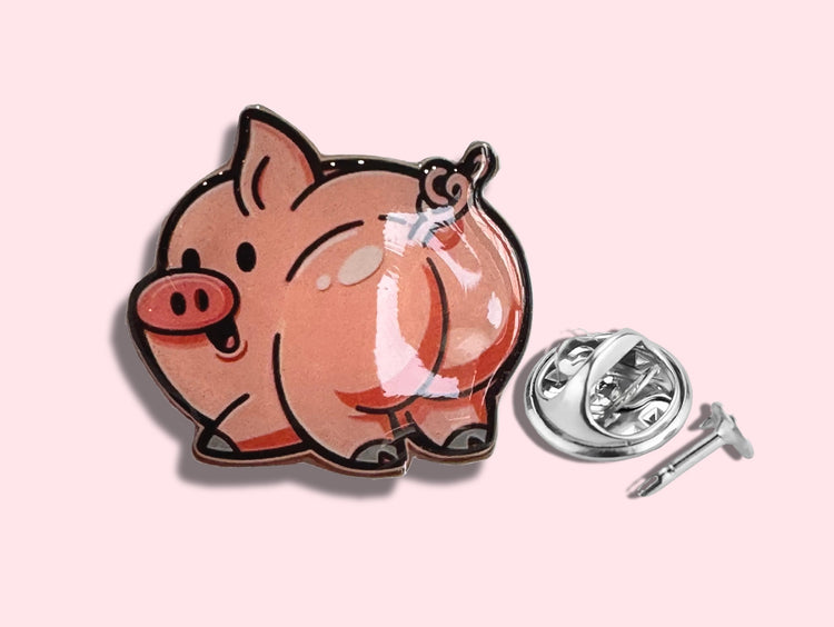 cheeky pig pin