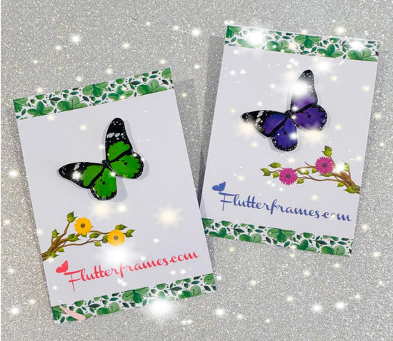 colourful butterfly enamel pins handmade