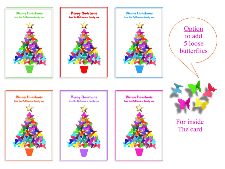 Personalised christmas cards handmade