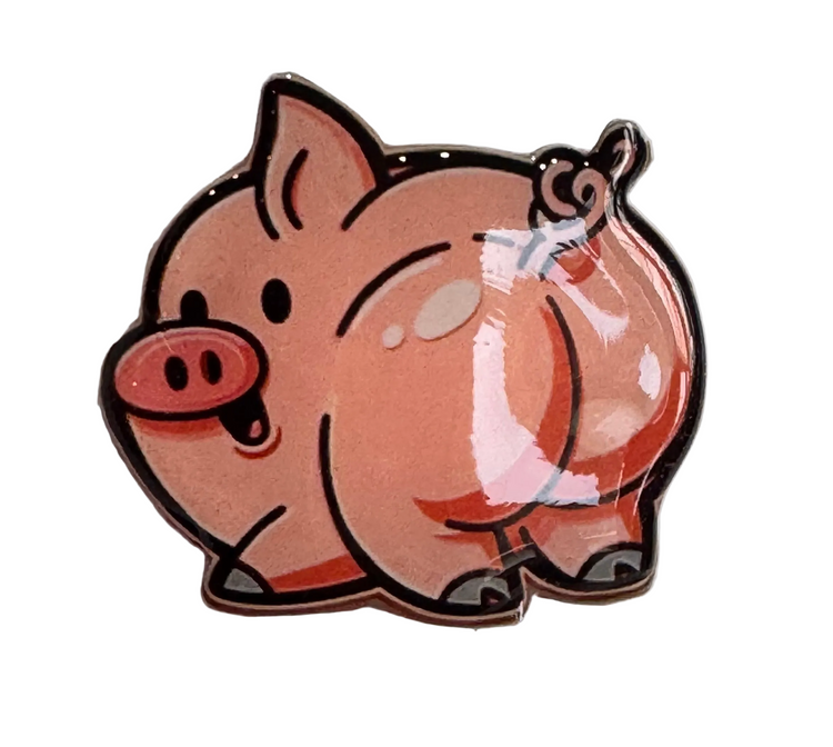 cute pig pin