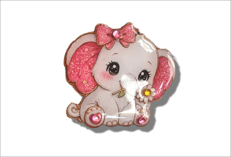 cute pink elephant