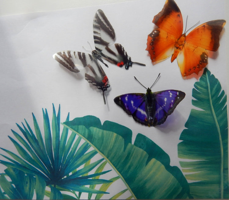 Exotic artificial butterflies